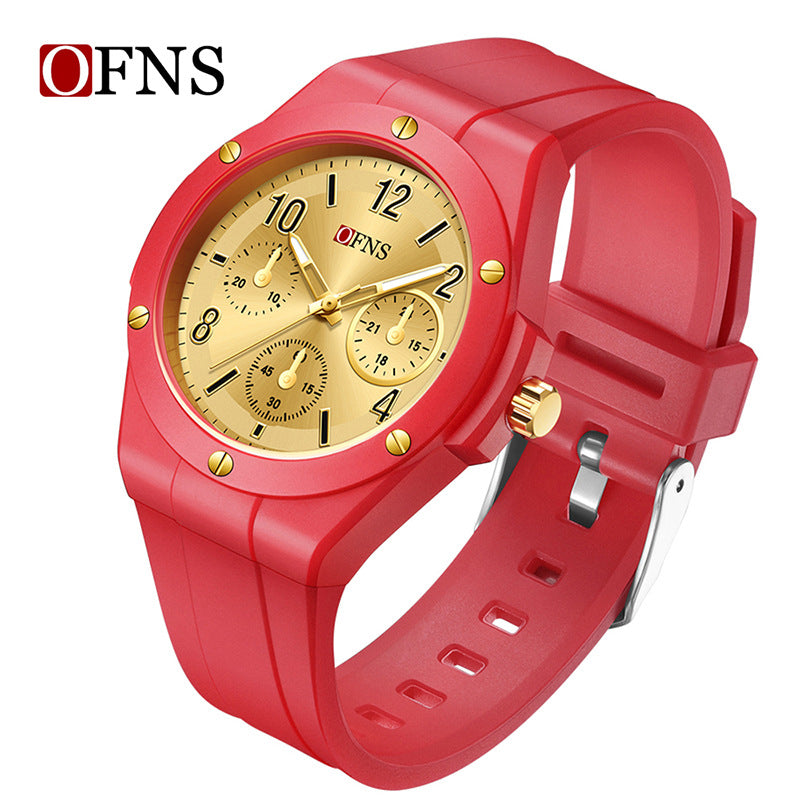 OFNS Waterproof Luminous Student Quartz Watch – Japanese Movement Wristwatch