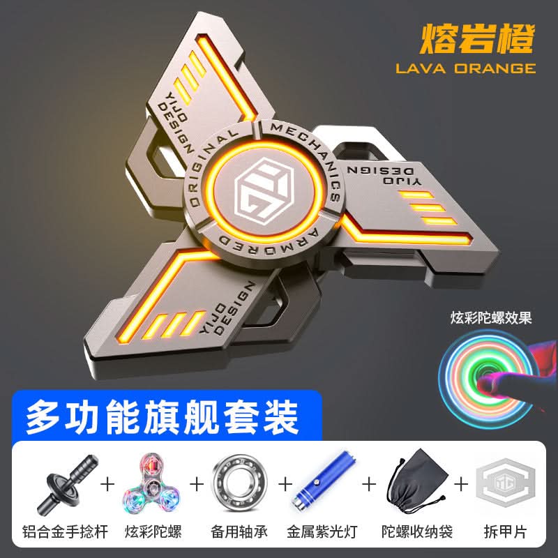 Luminous Fingertip Gyroscope – LED Fidget Spinner Toy