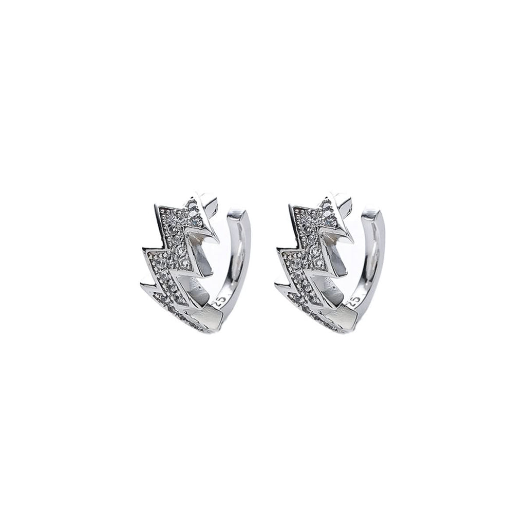 Unisex Zircon Lightning Ear Clips – Non-Pierced Summer Jewelry