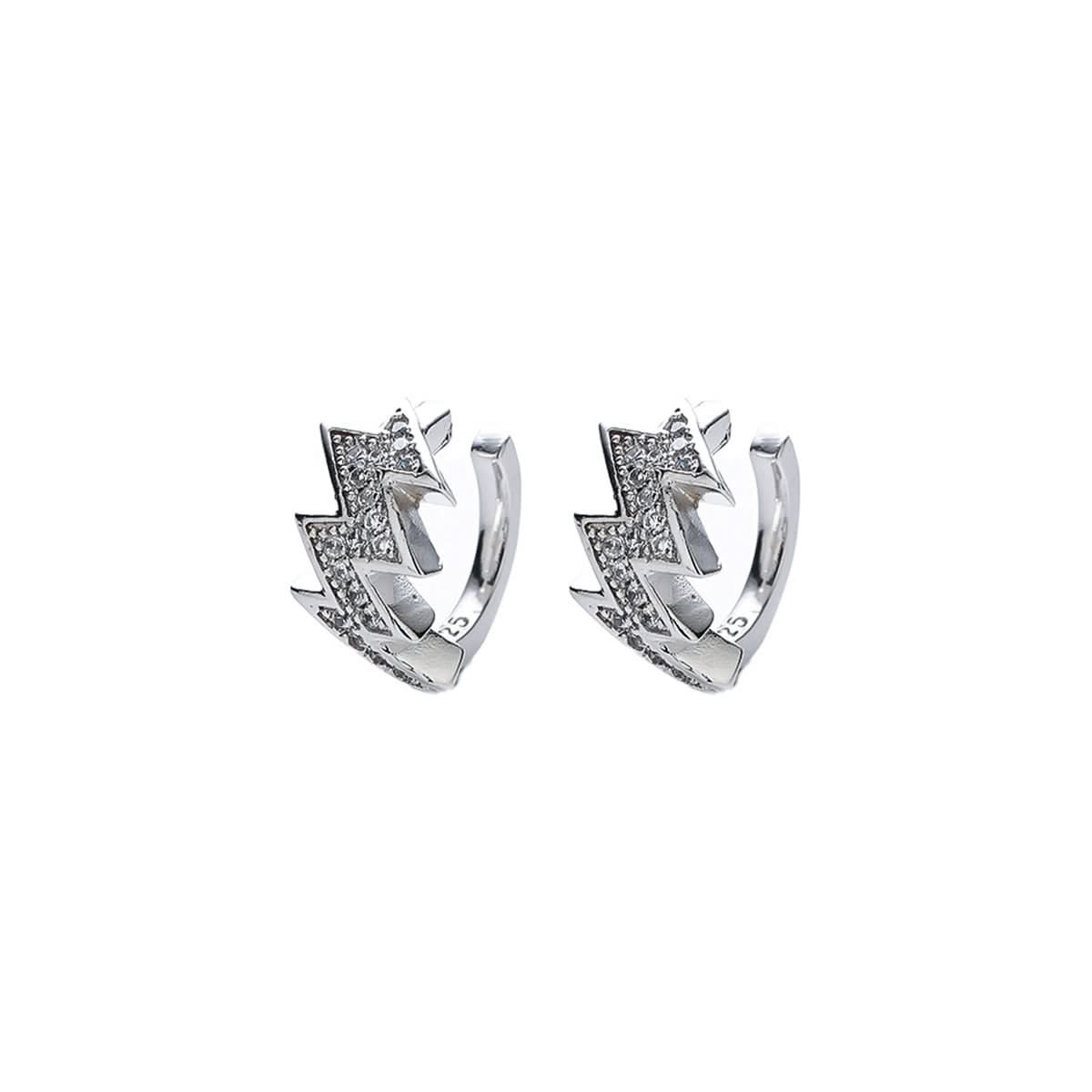 Unisex Zircon Lightning Ear Clips – Non-Pierced Summer Jewelry