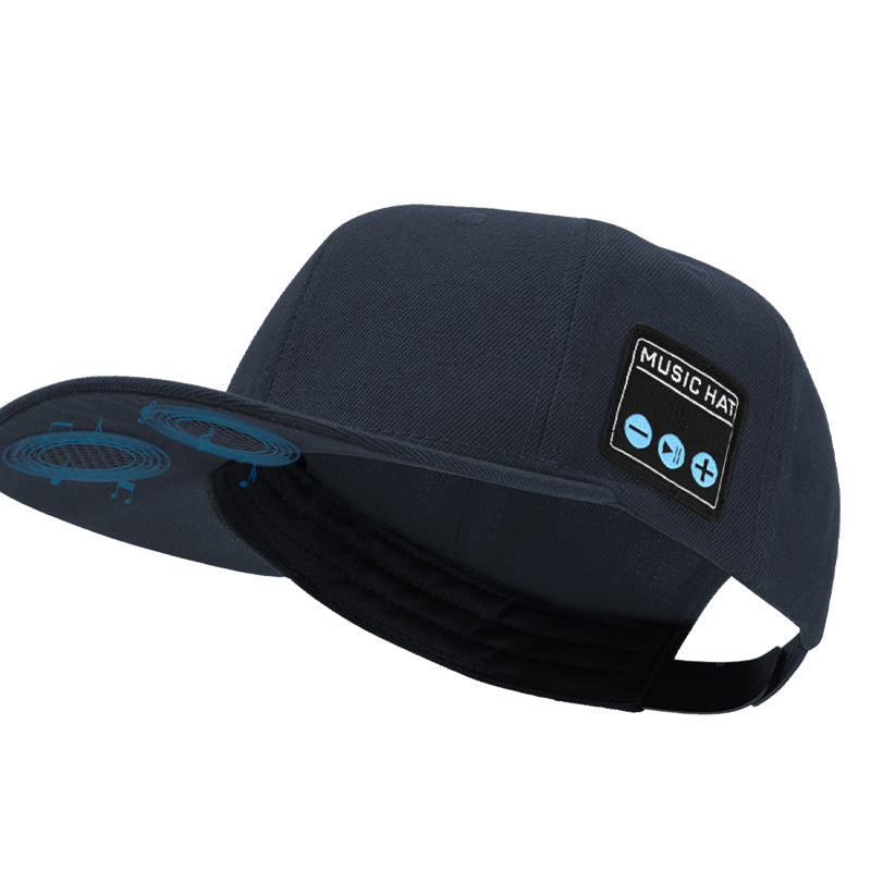 Smart Bluetooth Audio Cap with Stereo Headset – Noise Reduction, Voice Control