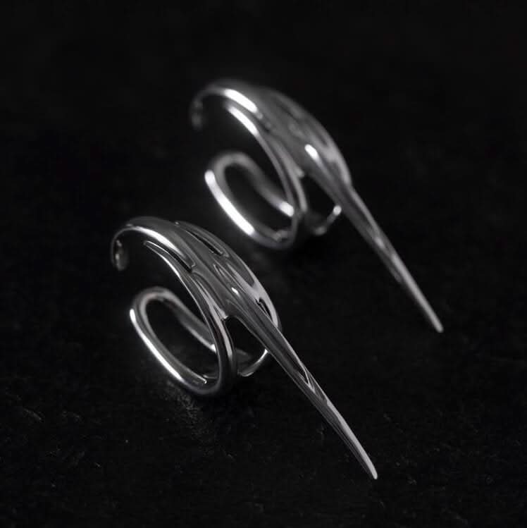 Trendy Unisex Non-Pierced Scepter Ear Clips
