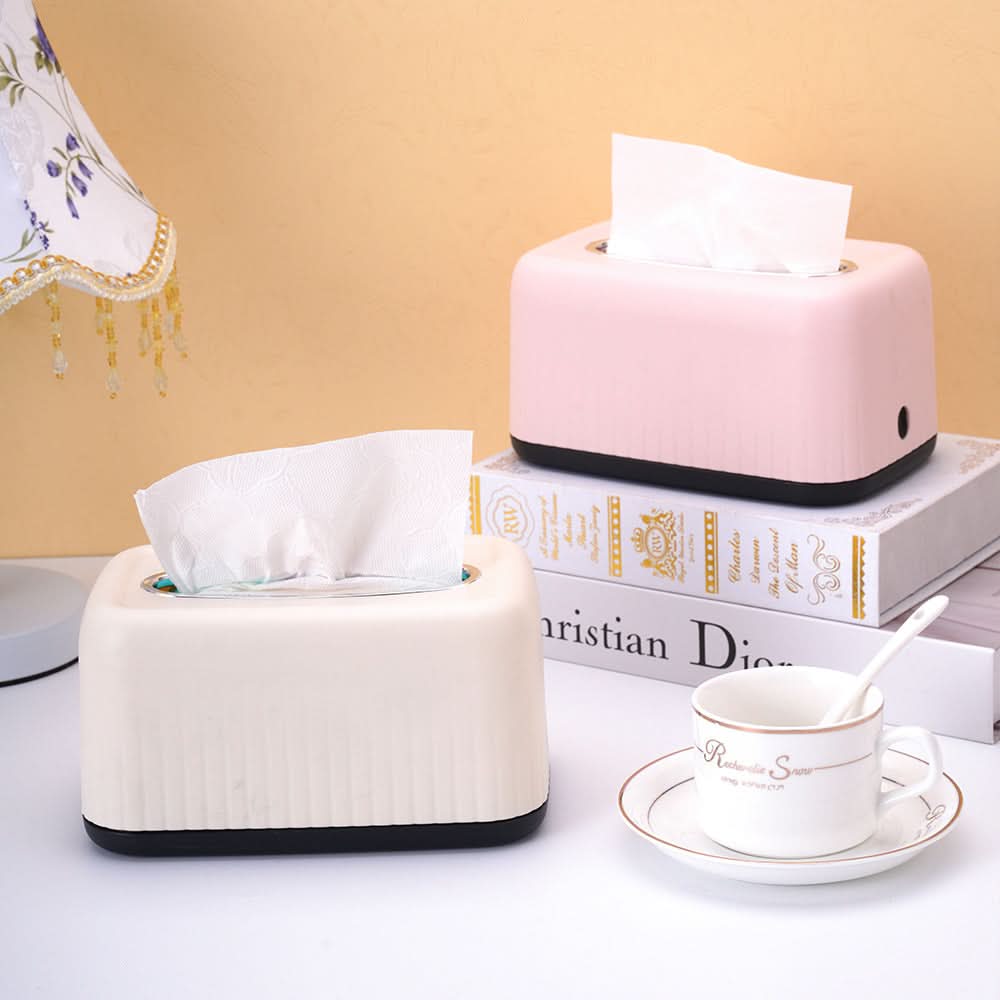 Creative Spring Tissue Box - Stylish Desktop Tissue Storage