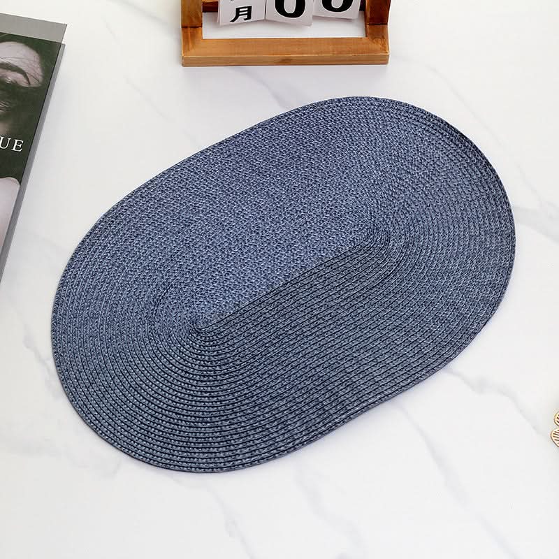 Durable Waterproof Woven PP Placemat - Oval