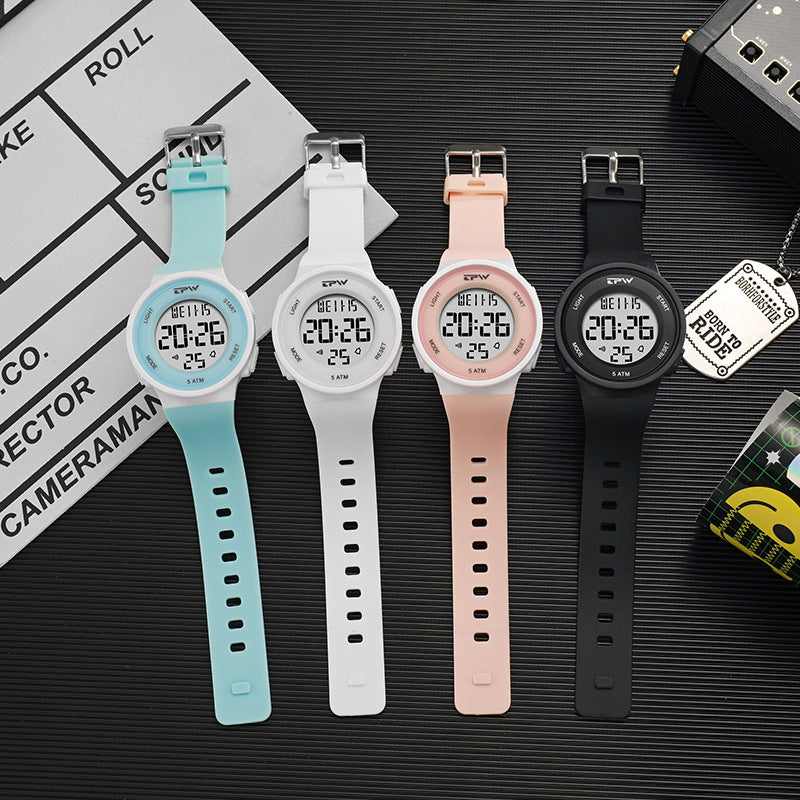 Kids' Waterproof Digital Sports Watch – Luminous Chronograph for Boys & Girls