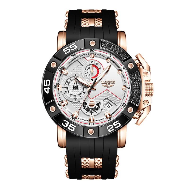 Men’s Chronograph Quartz Watch – Luminous Dial, Business Watch
