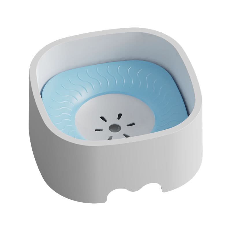 Splash-Proof Pet Water Bowl – Floating Design, 1000ml Capacity for Dogs & Cats