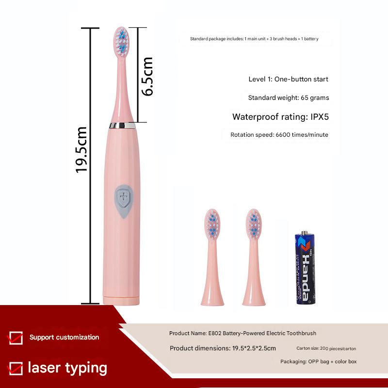 Weston Rechargeable Electric Toothbrush for Adults – Soft Bristles, Family Set, Deep Clean Care