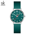 SK Women’s Sports Quartz Watch – Waterproof Silicone Strap, Lightweight Wristwatch