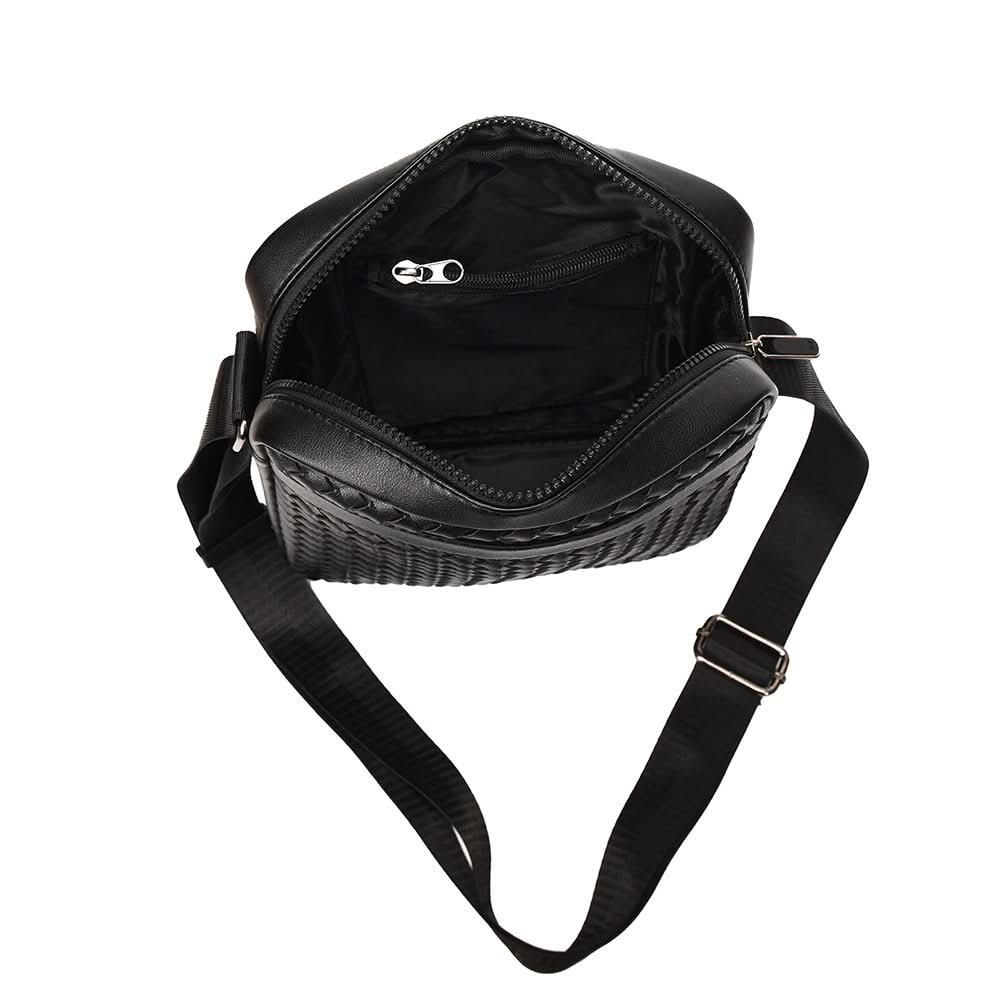 Men’s PU Leather Chest Bag – Business Travel Crossbody Shoulder Bag