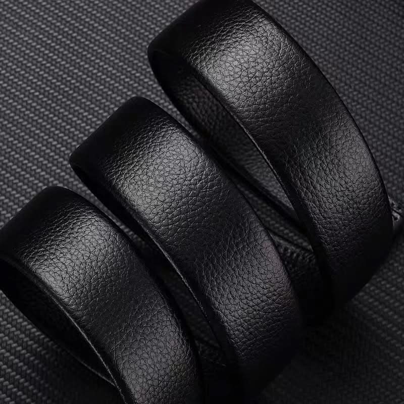 Men’s PU Leather Belt with Devil's Eye Buckle