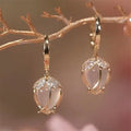 Tulip Cat’s Eye Earrings for Women – Trendy Geometric Design