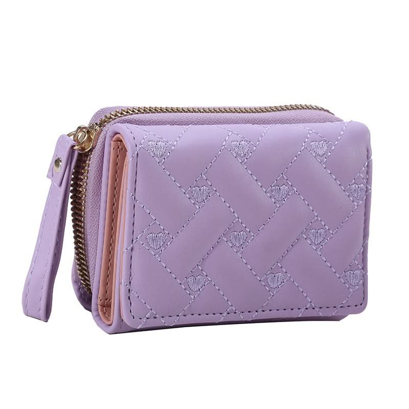 Stylish Embroidered Love Coin Purse
