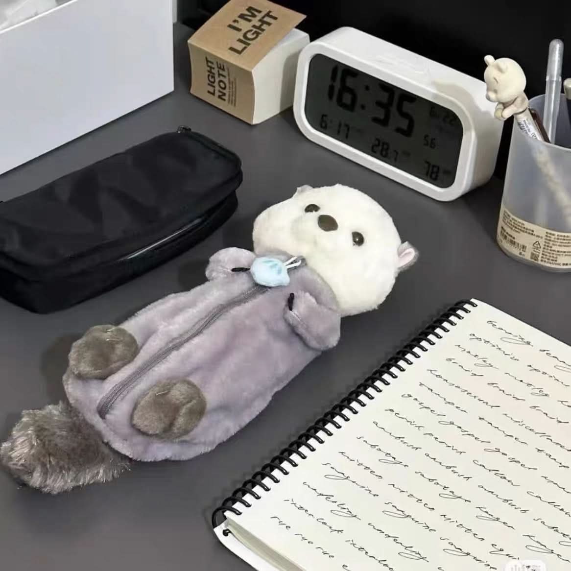 Cute Plush Animal Pencil Case for Kids
