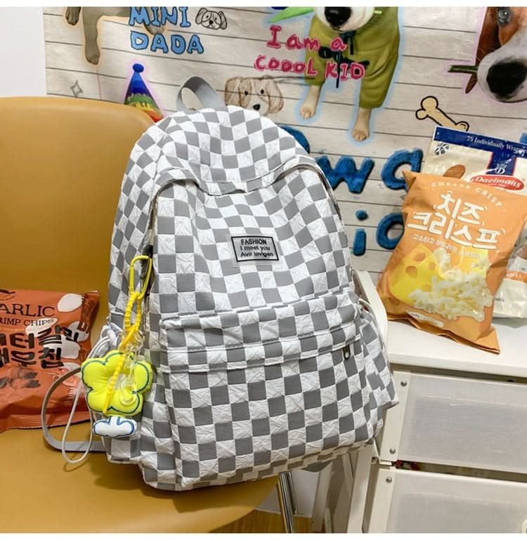 Trendy Unisex School Backpack for Teens – Lightweight Oxford Bag