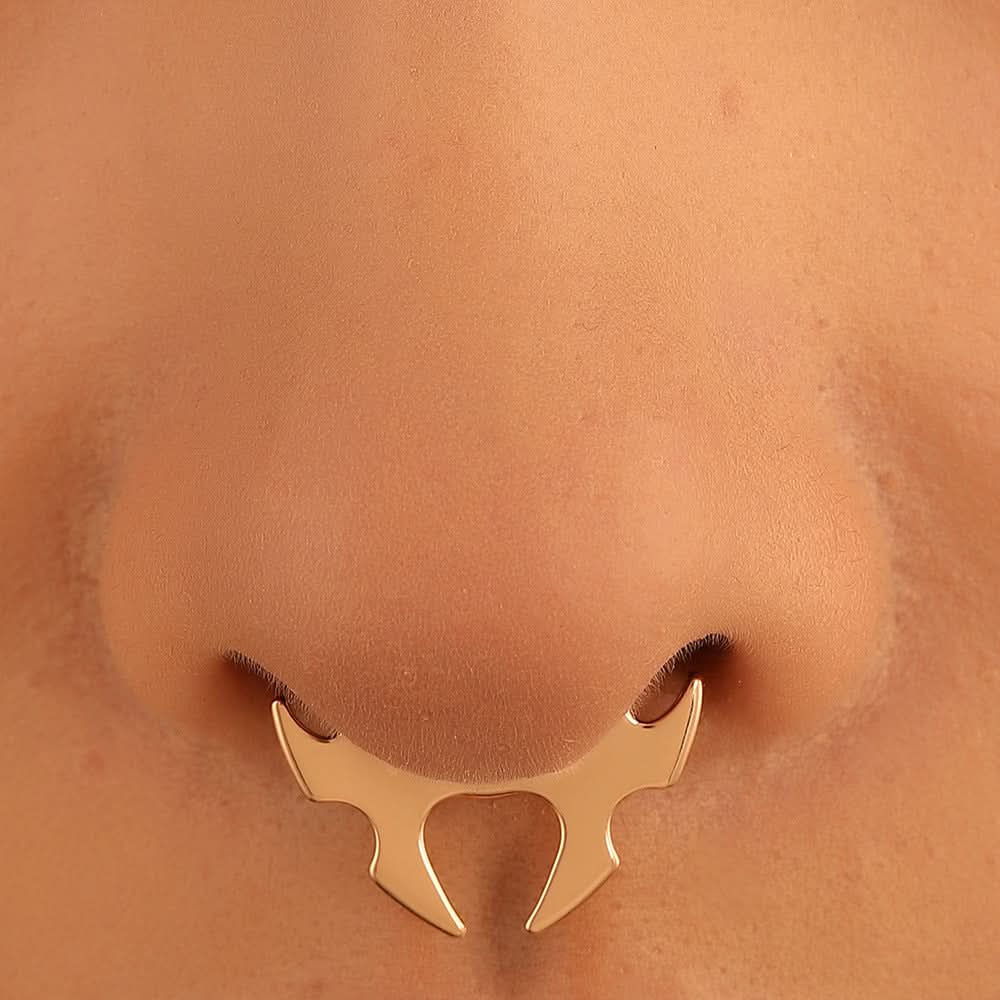 Unisex U-Shape Horn Nose Clip Piercing Jewelry