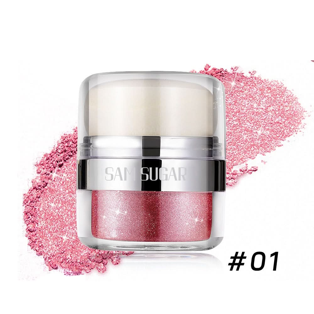 Air Cushion Highlighter – Glitter Glow, 3D Contouring, Face & Body Illuminator