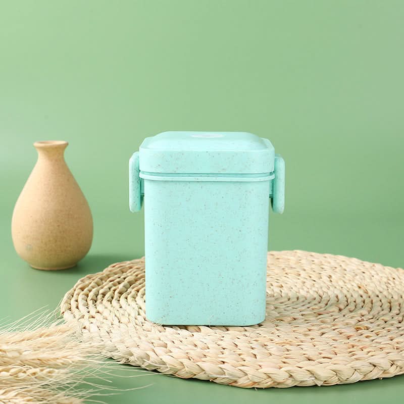 Three-Layer Microwave-Safe Bento Lunch Box with Soup Can – 900ml
