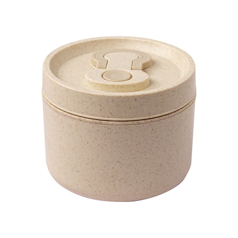Wheat Straw Round Lunch Box – Microwave Safe Food Container