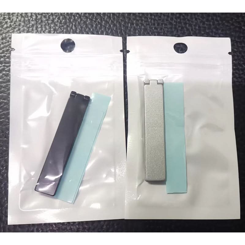 One-line folding mobile phone stand desktop invisible back sticker metal lazy stand adhesive small mini sticker