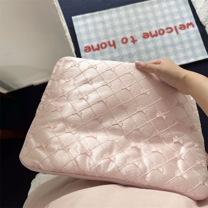 Lace Embroidered Tablet Laptop Bag 11-15.6