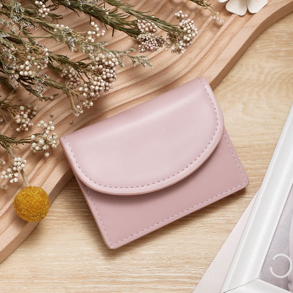 Slim Macaron Coin & Card Holder – Compact Wallet