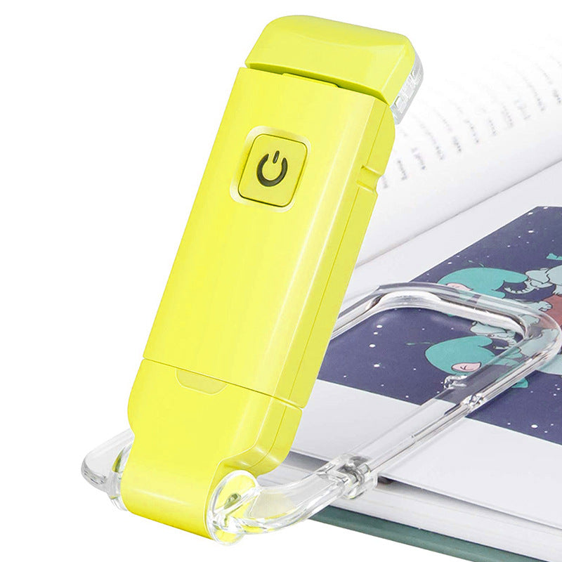 USB Rechargeable Book Light – Clip-On Bookmark Lamp, Portable LED Reading Light
