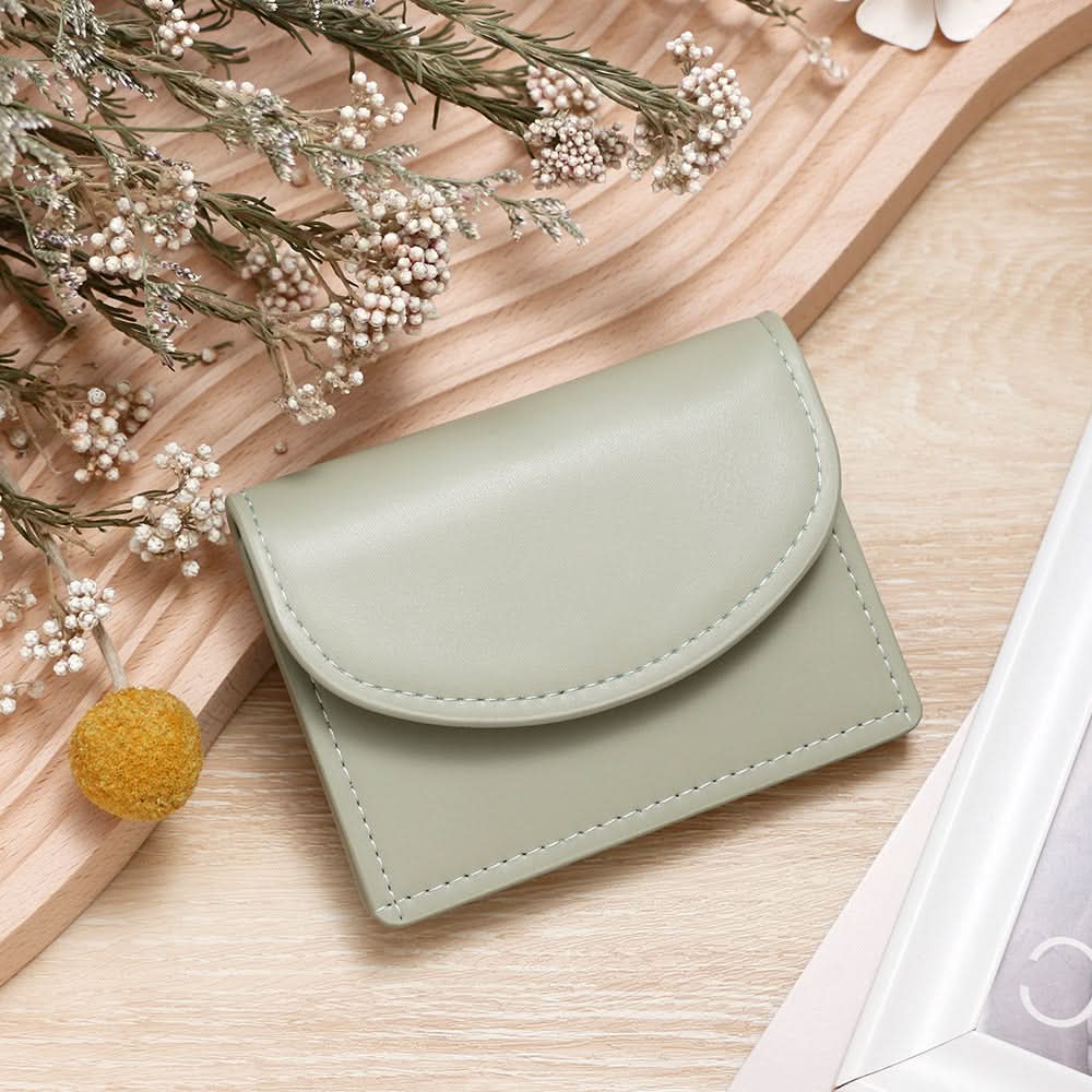 Slim Macaron Coin & Card Holder – Compact Wallet