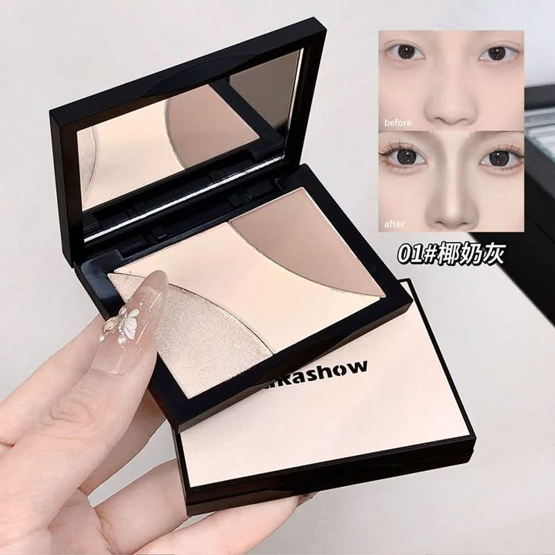 3-Color Contour Palette – Sculpting, Highlighting & Shading for a Defined, 3D Look