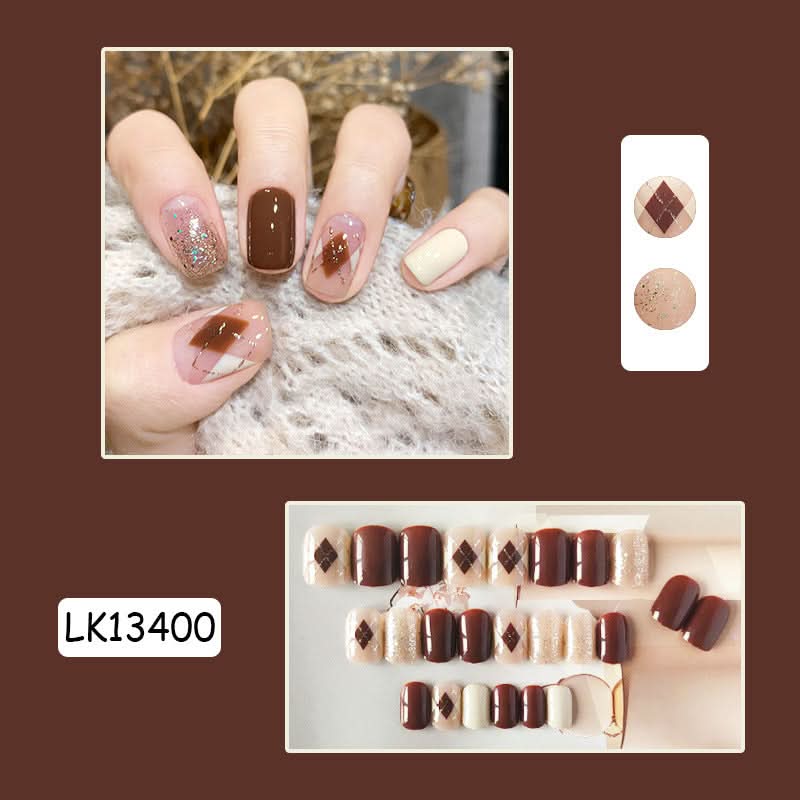 Autumn & Winter Style Colored Nail Art Pieces
