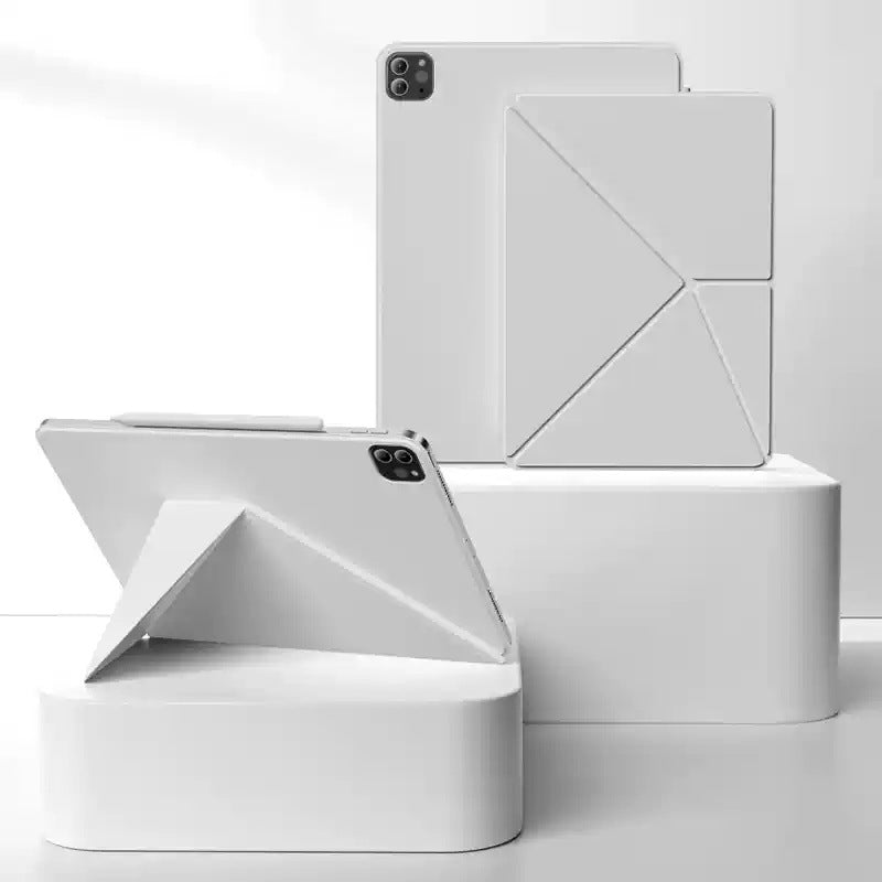 Magnetic iPad Case – K-Fold Stand Cover for iPad 10th Gen, Air, Mini, Pro (8.3"–13")