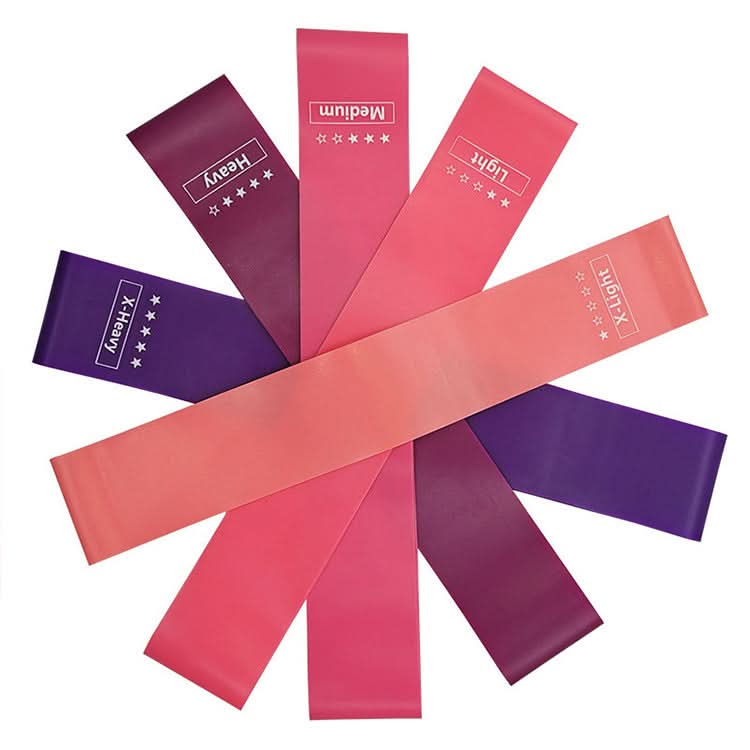 Pack of 5 Portable Resistance Bands for Women - Fitness Set