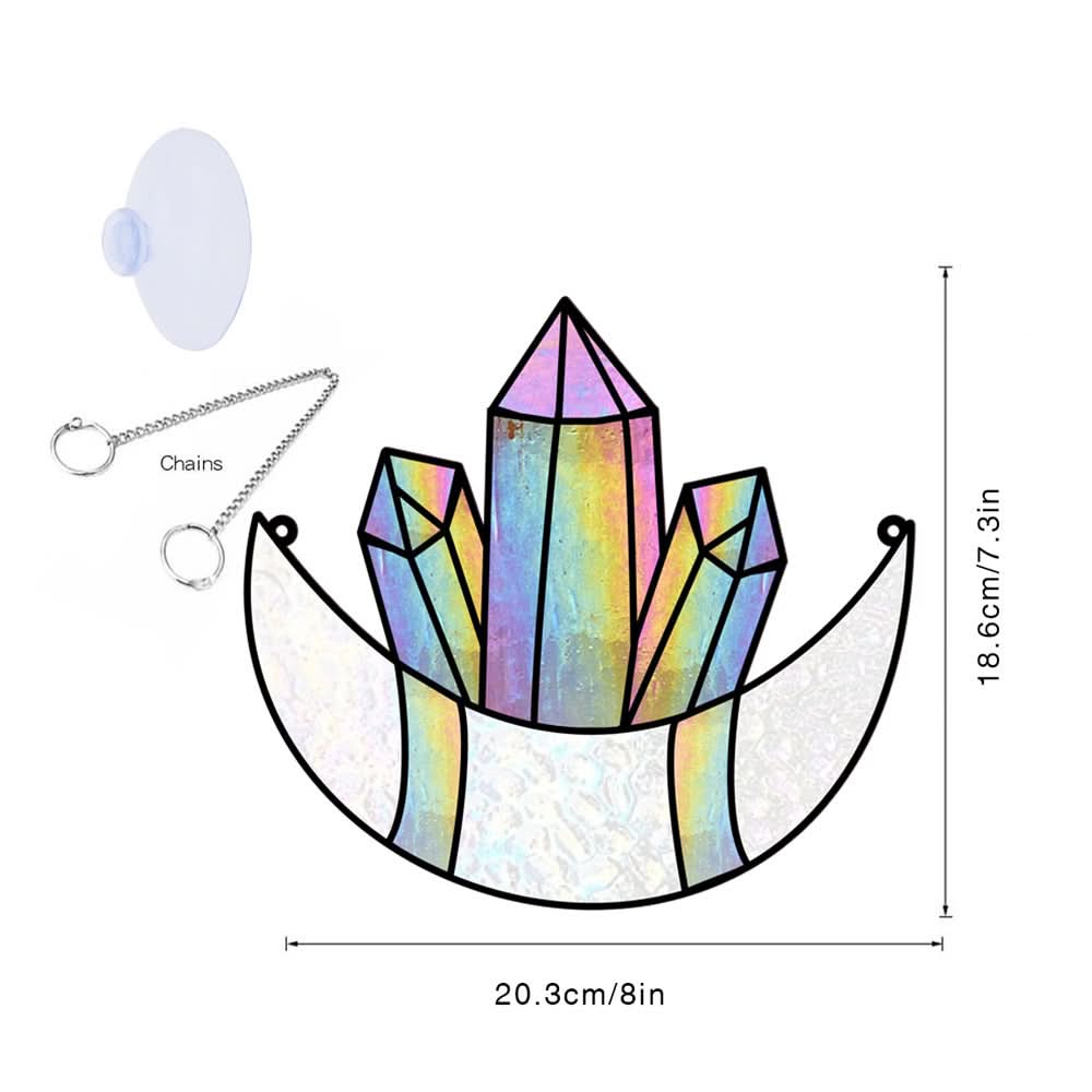 Colorful Acrylic Bird Pendant – Hanging Animal Wall Decor