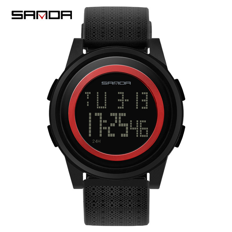 Sanda Sports Digital Watch – Waterproof Luminous Shockproof Unisex Electronic Watch