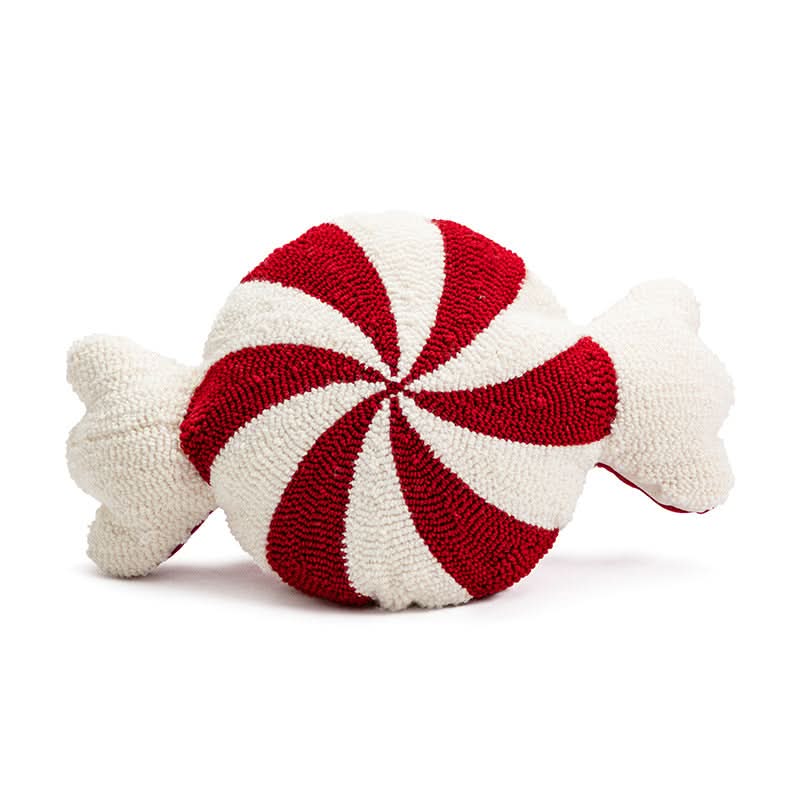 Nordic Red Festive Cushion Cover – Embroidered