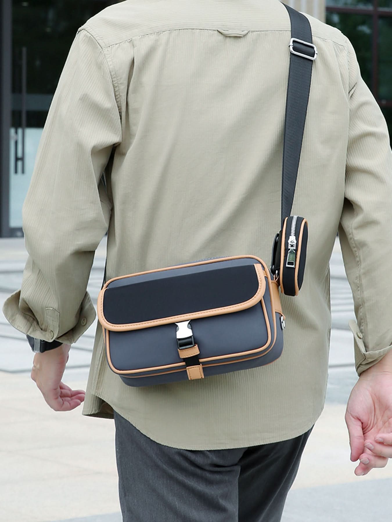 Men's Wear-Resistant Oxford Crossbody Shoulder Bag – Fashionable