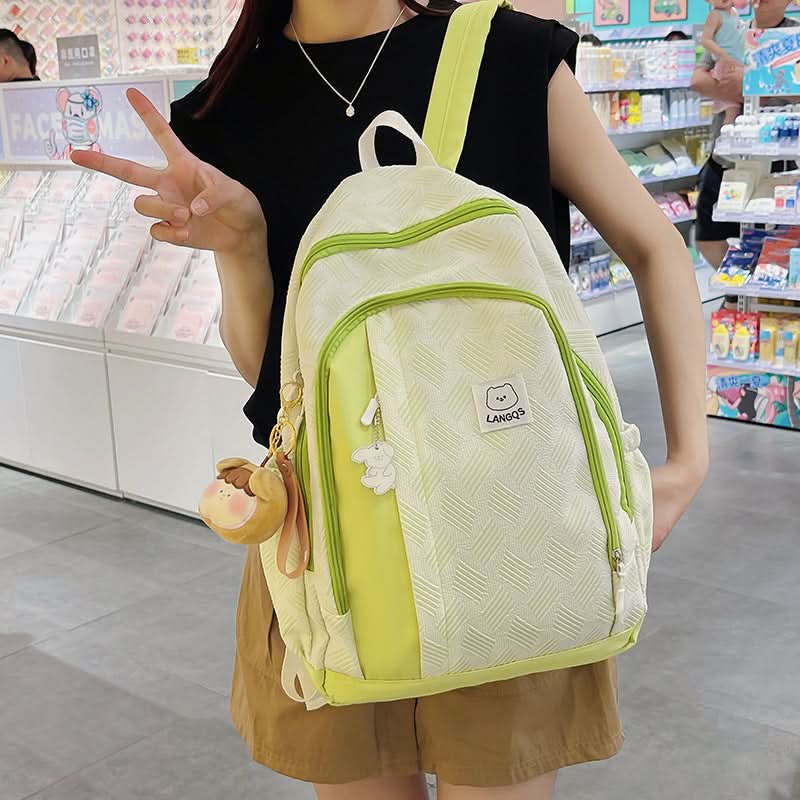 Large Capacity Oxford Cloth Cute School Bag for Teens & Travel
