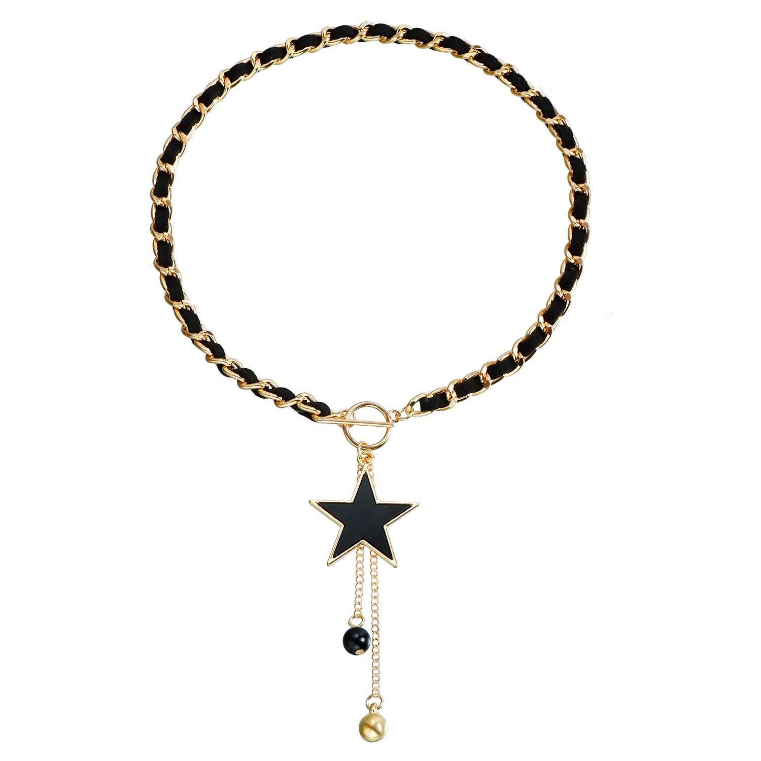 Velvet Heart Pendant Necklace for Women – Layered Clavicle Chain Jewelry