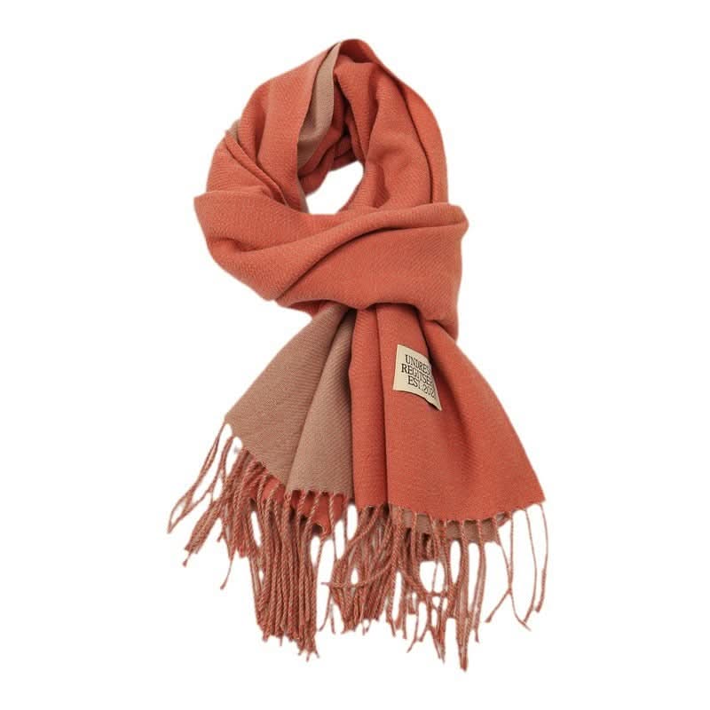 Korean Style Double-Sided Imitation Cashmere Scarf