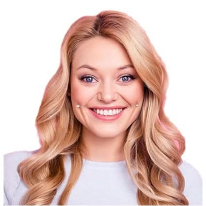 Dimple Maker Facial Beauty Tool with Lip Studs