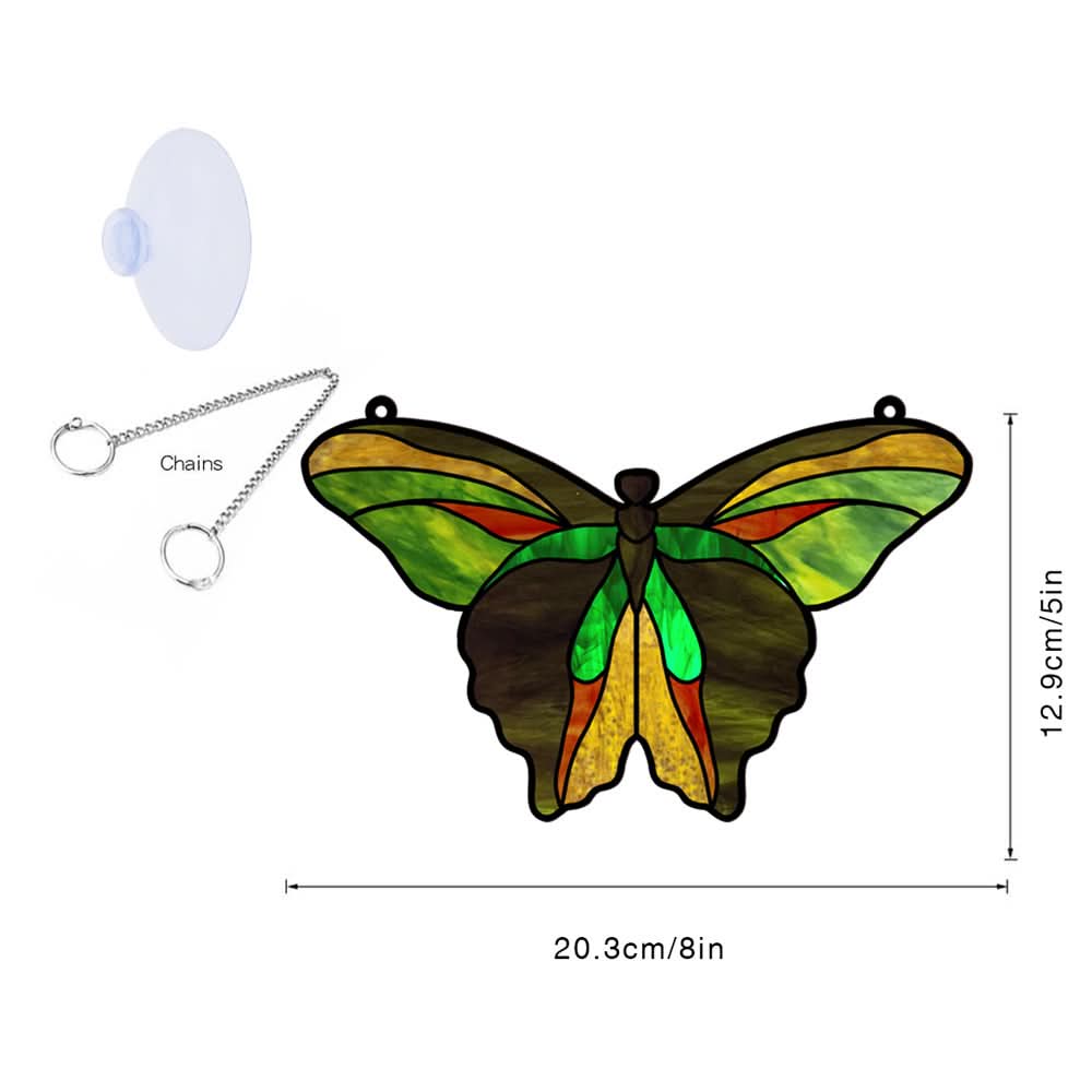 Colorful Acrylic Bird Pendant – Hanging Animal Wall Decor