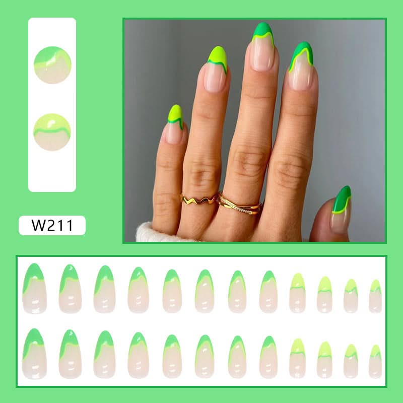 24-Piece Press-On Nails Set – Reusable, Easy Wear & Long-Lasting