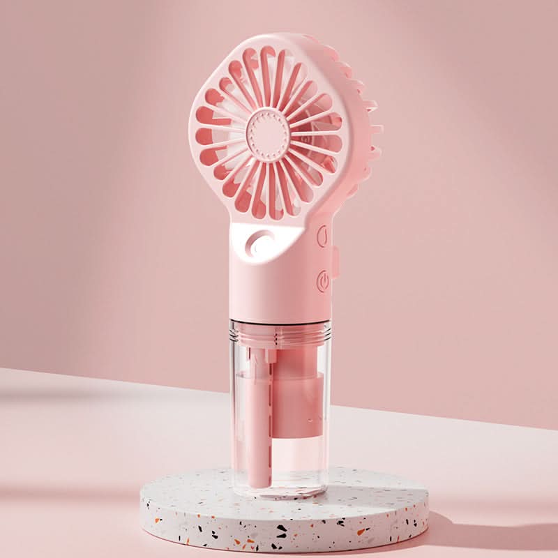 Mini USB Mist Fan – Portable Rechargeable Spray Cooling Fan