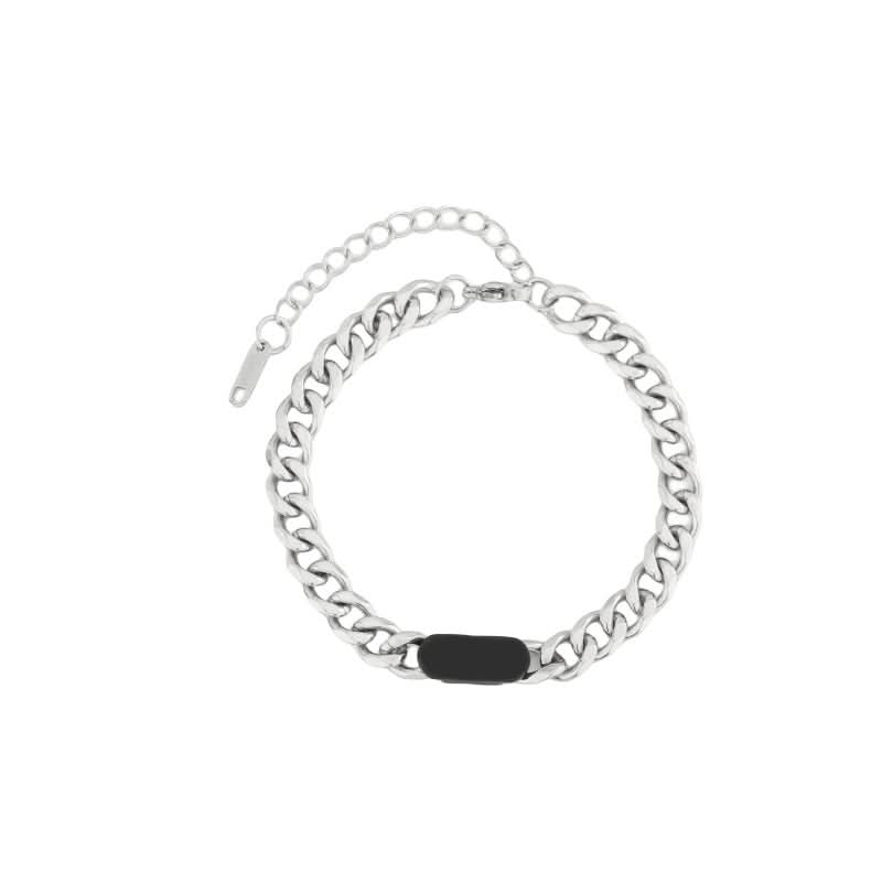 Trendy Titanium Steel Cuban Link Bracelet – Unisex