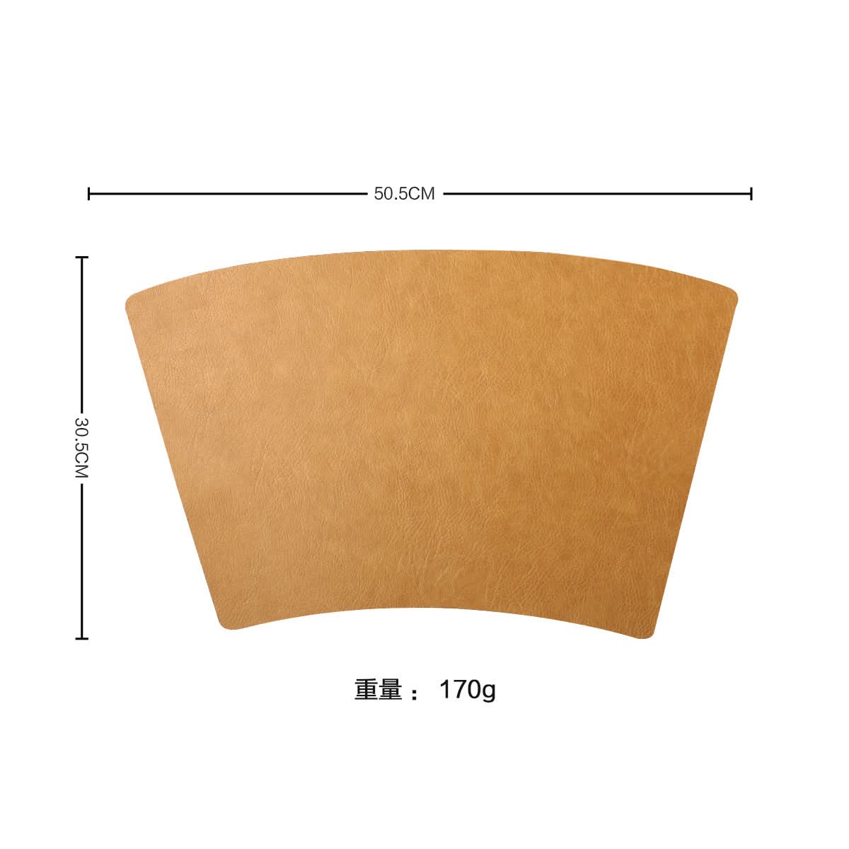 Nordic Style Leather Placemats & Coasters