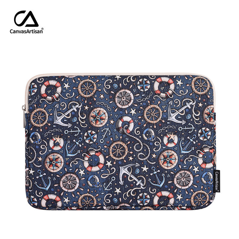Nautical Laptop Sleeve – Waterproof & Shock-Resistant Case for Asus & More (11–15 Inch)