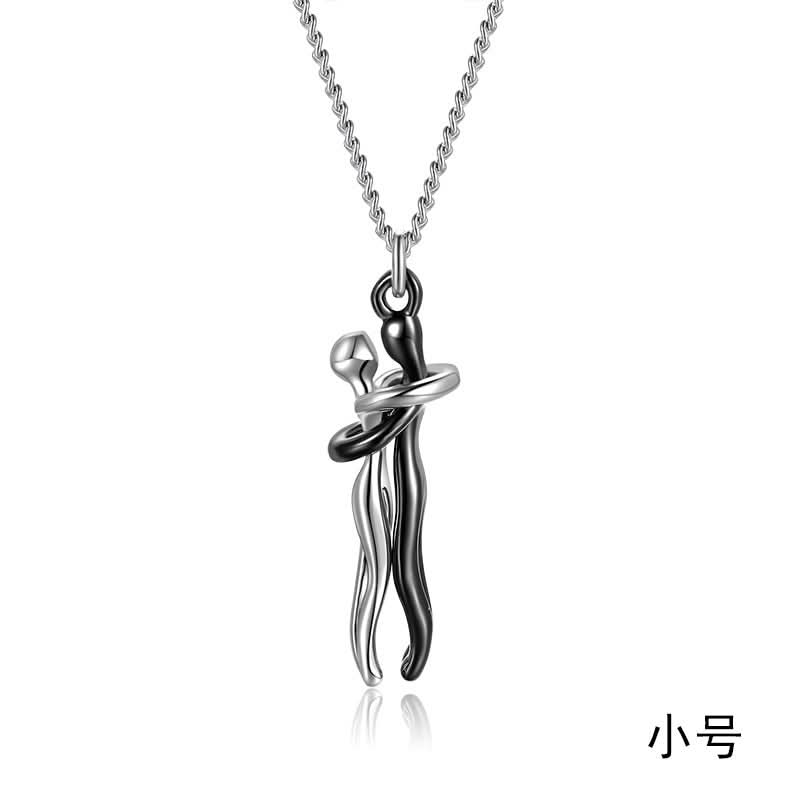 Unisex Couple Hug Necklace - High-End Gift