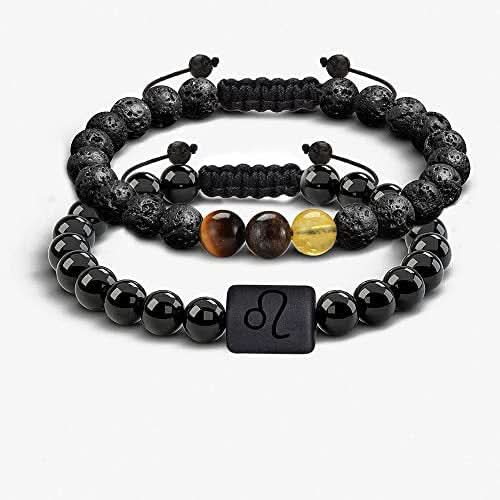 Natural Stone Aromatherapy Bracelet – Zodiac Bracelet for Men & Women