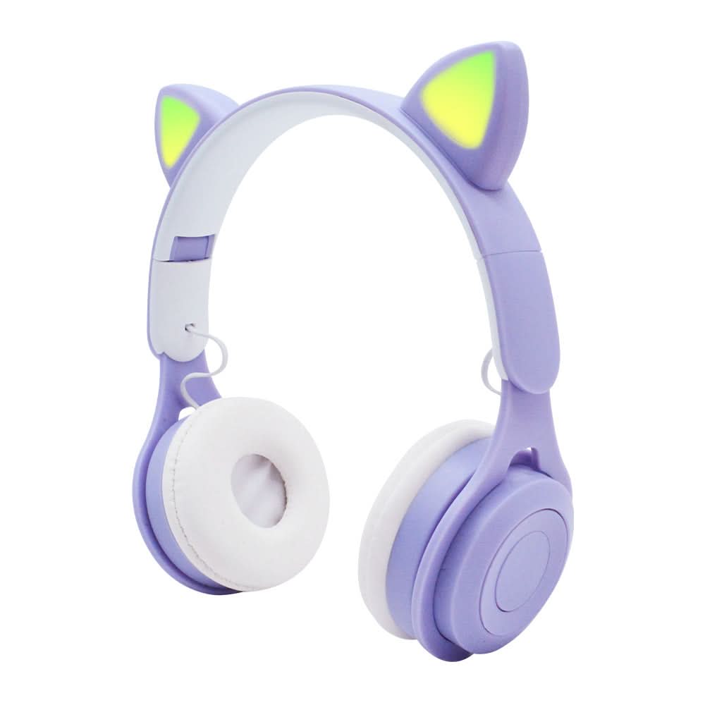 Wireless Bluetooth Cat Ear Headphones for Kids