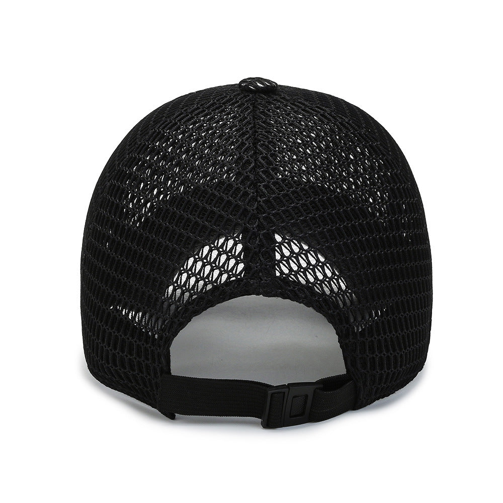 Men’s Summer Quick-Dry Sun Hat with Mesh – Breathable Duckbill Cap